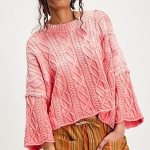 Free People Washed Ashore Sweater, NWOT, Large